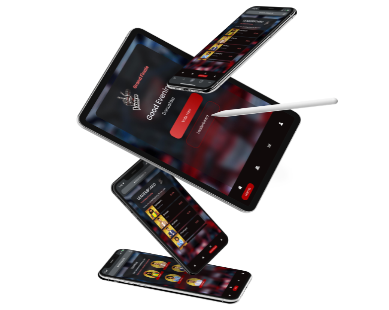 The Voice App Mockup